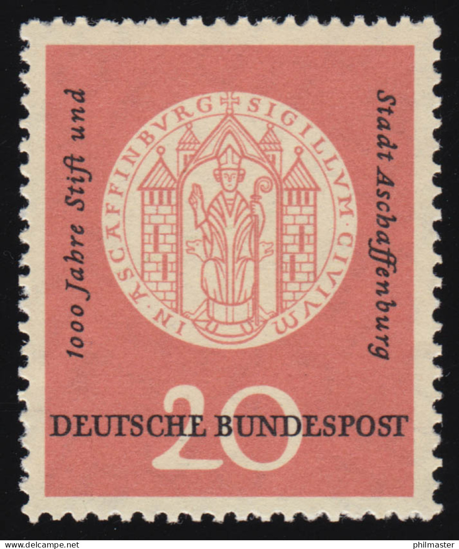 255x Aschaffenburg - Teilauflage Gelblich Getöntes Papier, Postfrisch ** - Unused Stamps