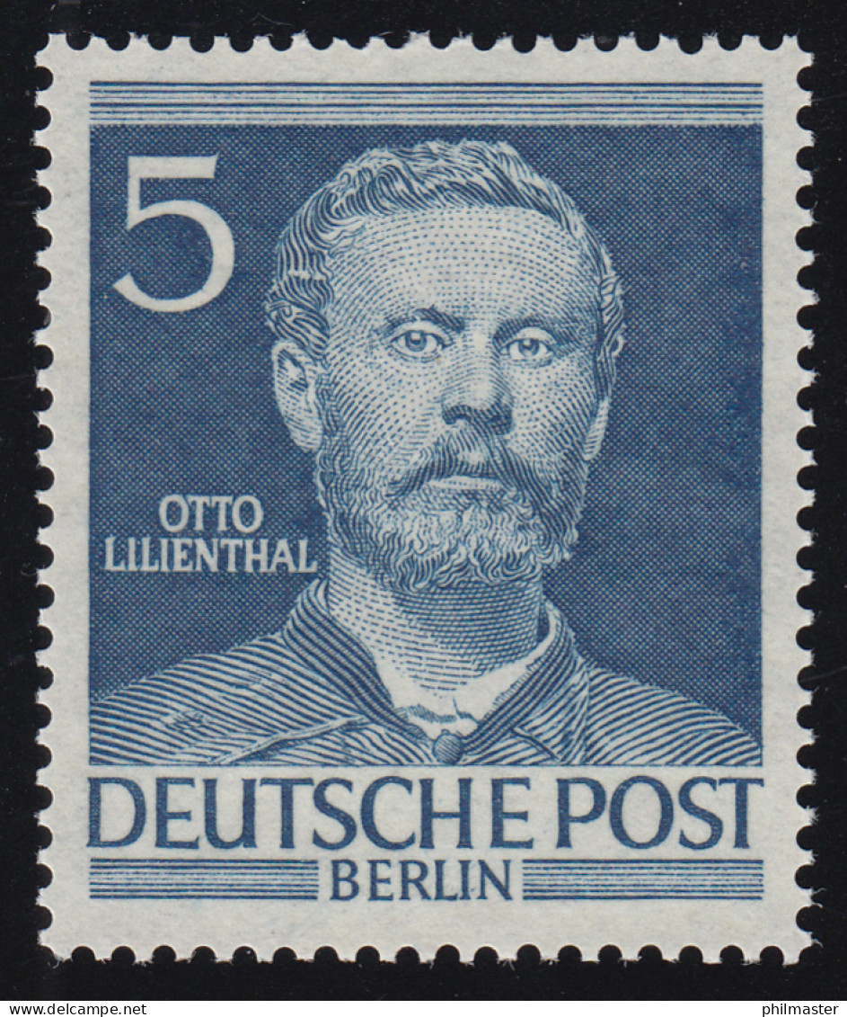 92 Lilienthal 5 Pf ** Postfrisch - Unused Stamps