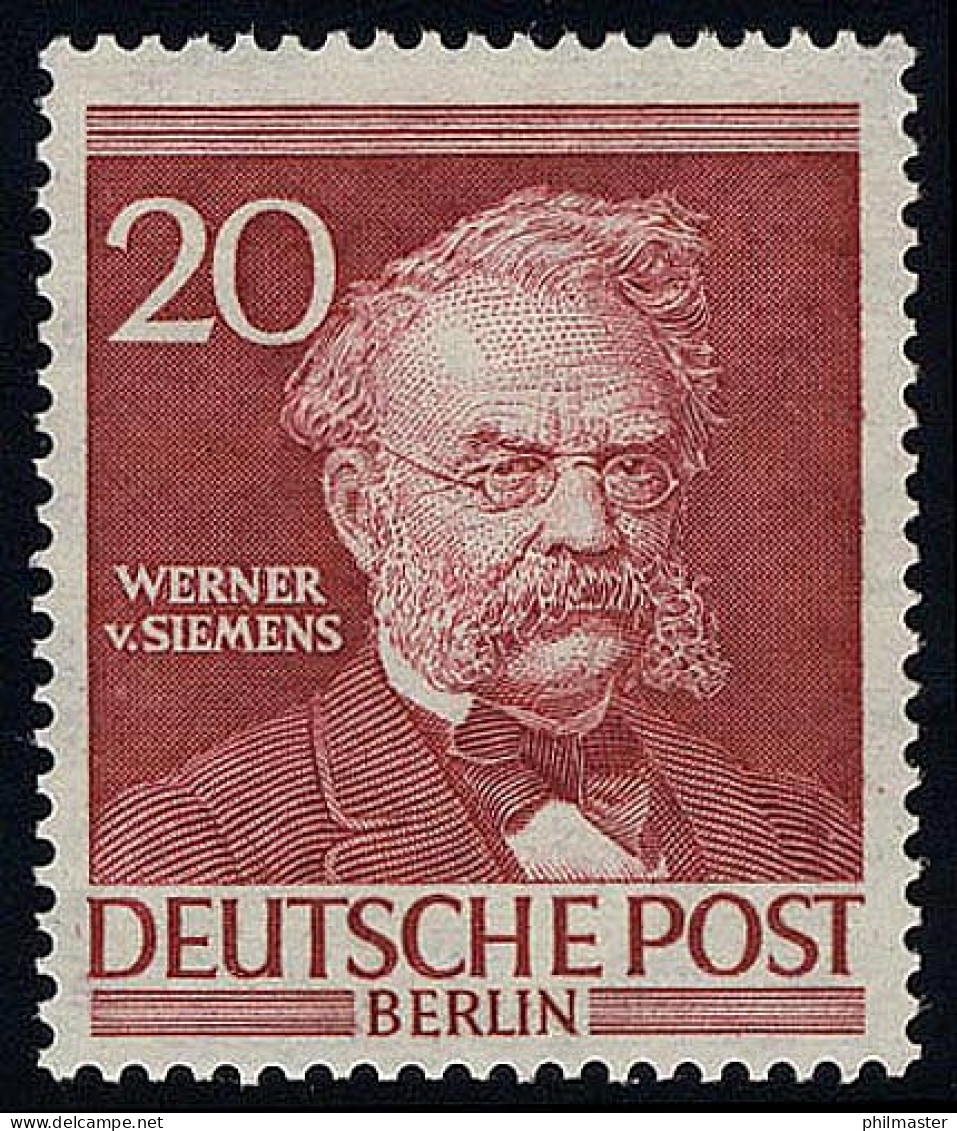 97 Von Siemens 20 Pf ** - Unused Stamps
