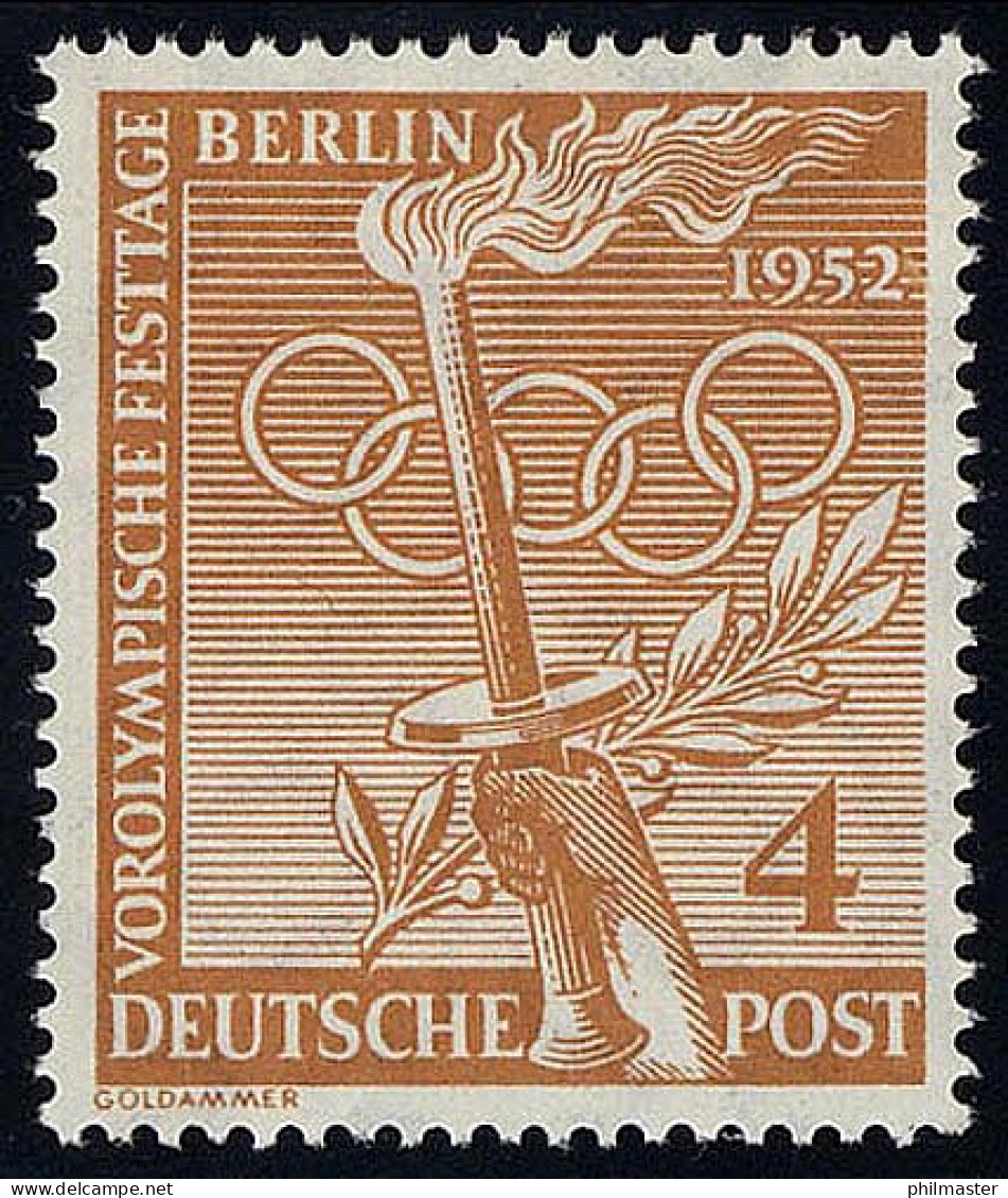 88 Vorolympische Festtage 4 Pf ** - Unused Stamps