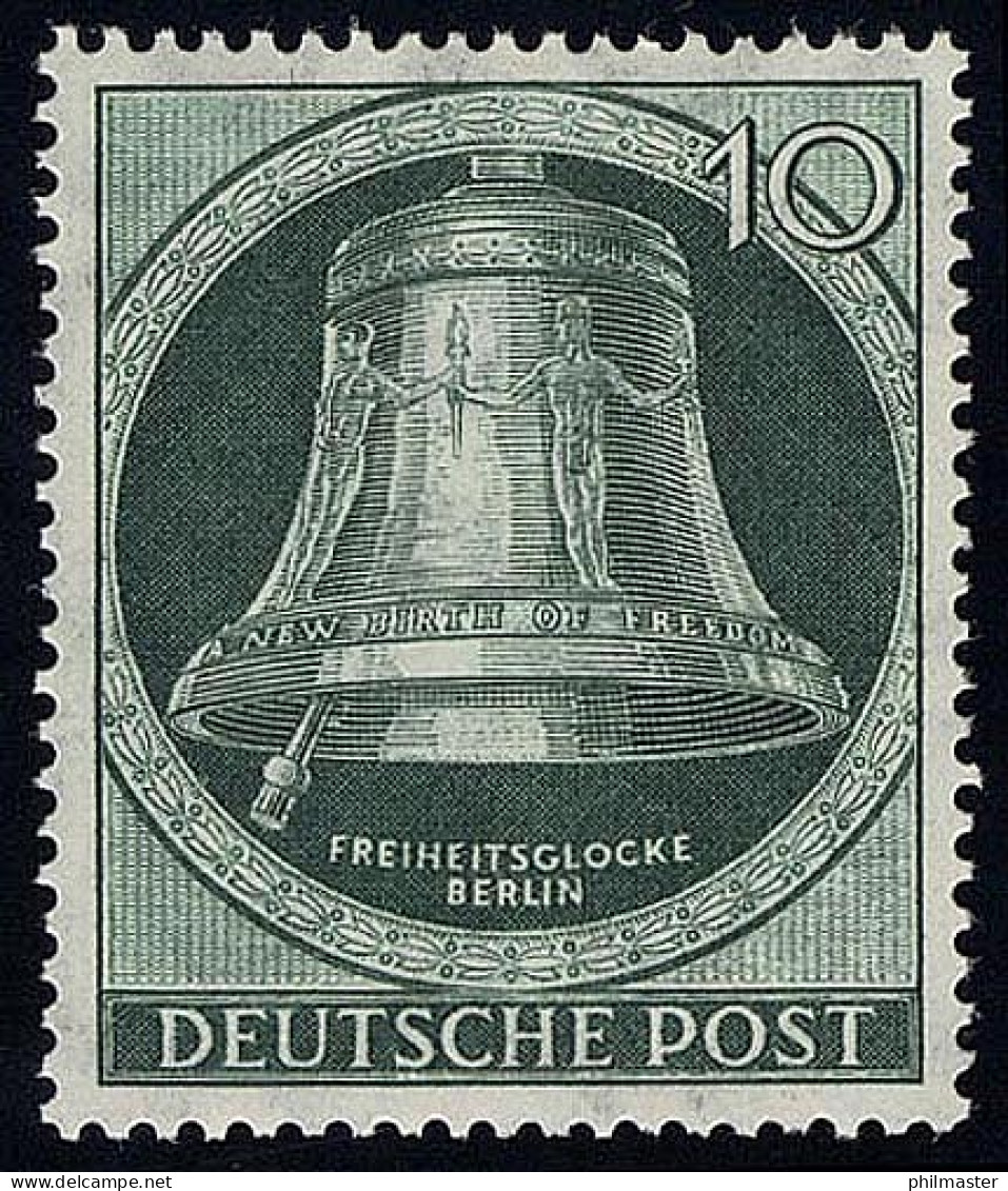 76 Glocke I (Klöppel Links) 10 Pf ** - Unused Stamps