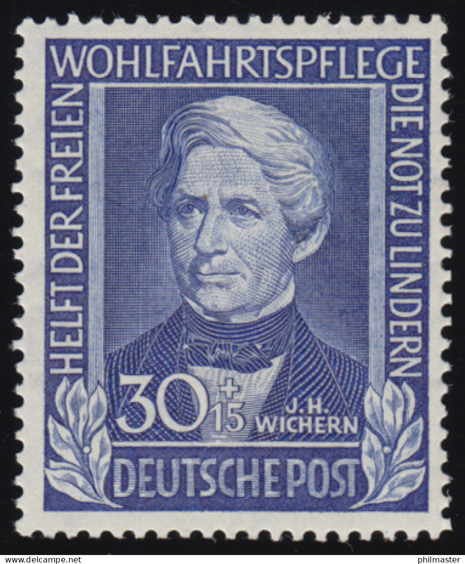 120 Johann Hinrich Wichern 30+15 Pf, ** Postfrisch - Unused Stamps