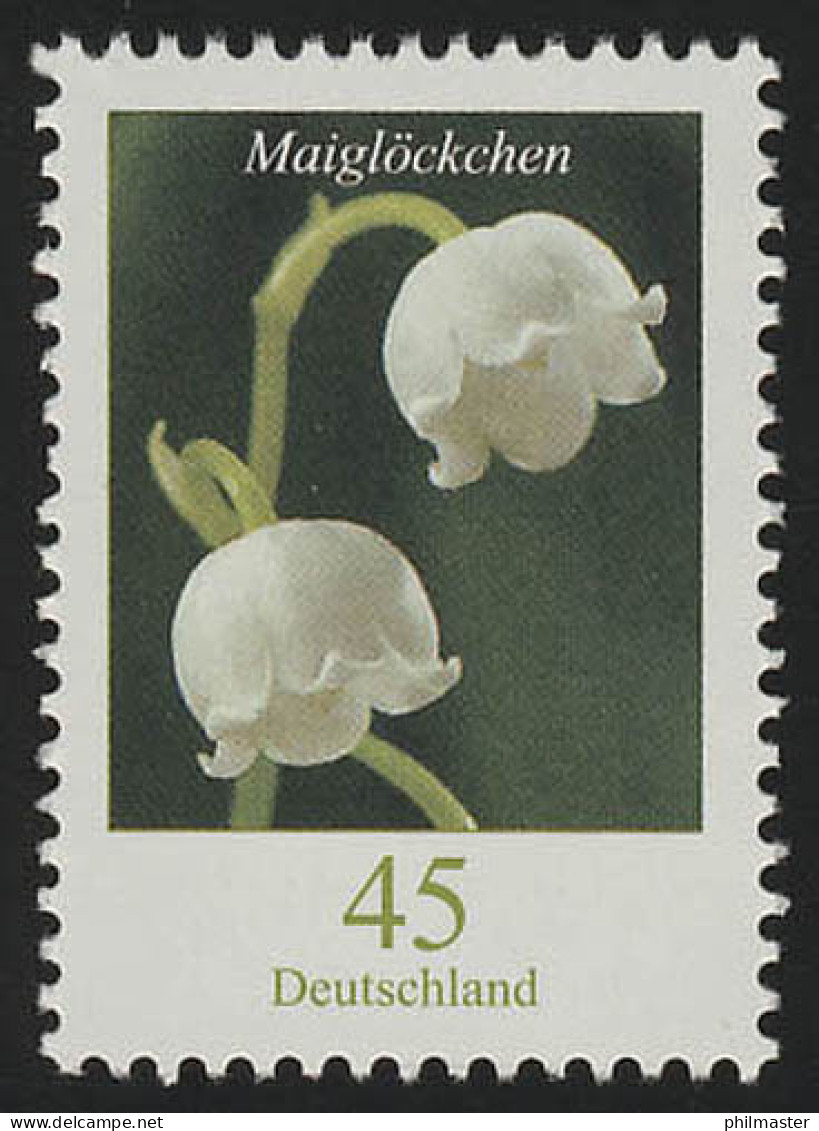 2794 Blume Maiglöckchen 45 Cent ** - Neufs