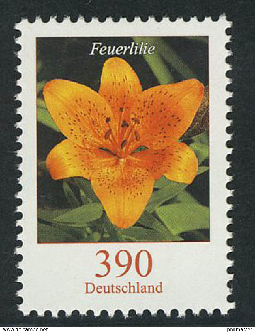 2534 Blumen 390 C Feuerlilie ** - Unused Stamps