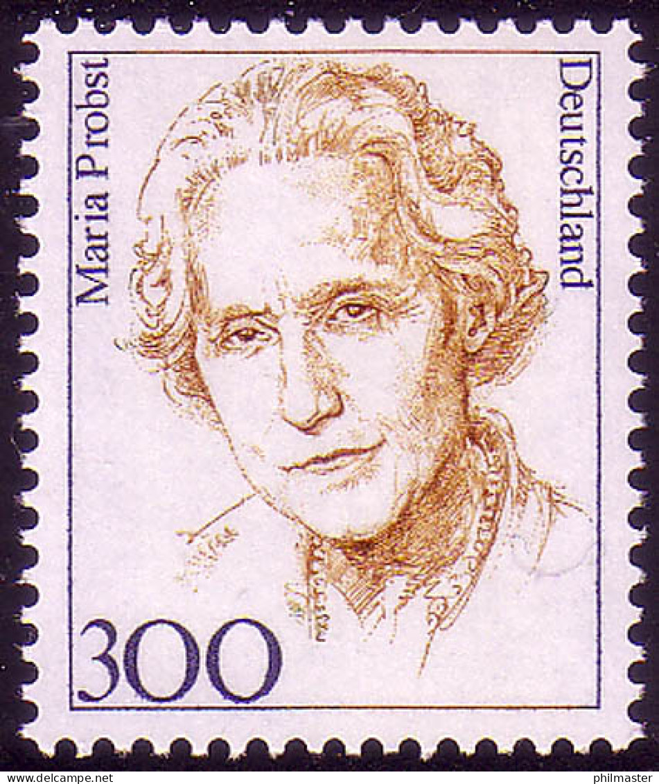 1956 Frauen 300 Pf Maria Probst ** - Unused Stamps