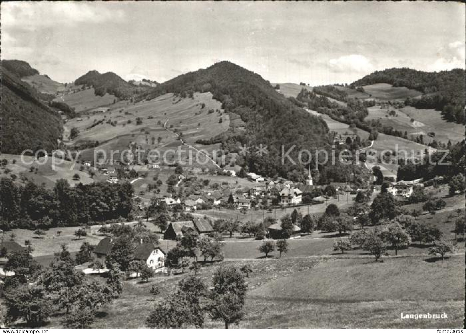 12360102 Langenbruck Basel Land Panorama Langenbruck - Other & Unclassified