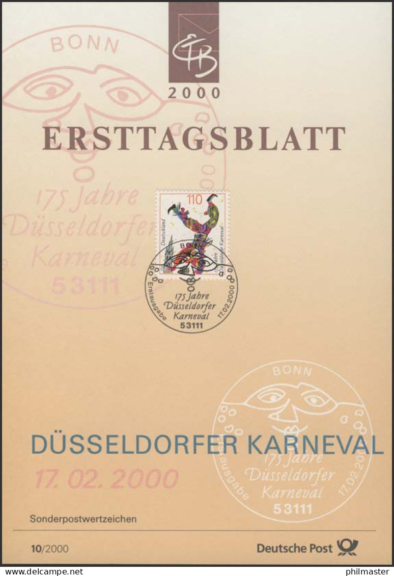 ETB 10/2000 Düsseldorfer Karneval - 1991-2000