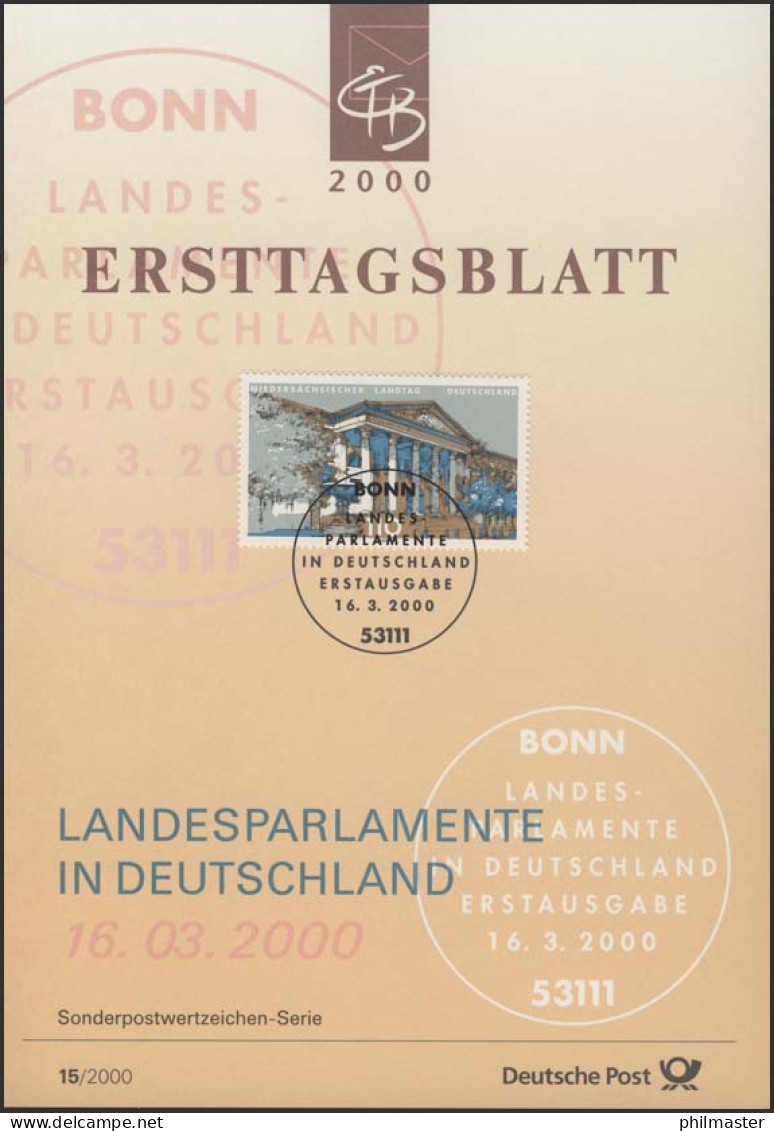 ETB 15/2000 Landesparlament, Hannover - 1991-2000