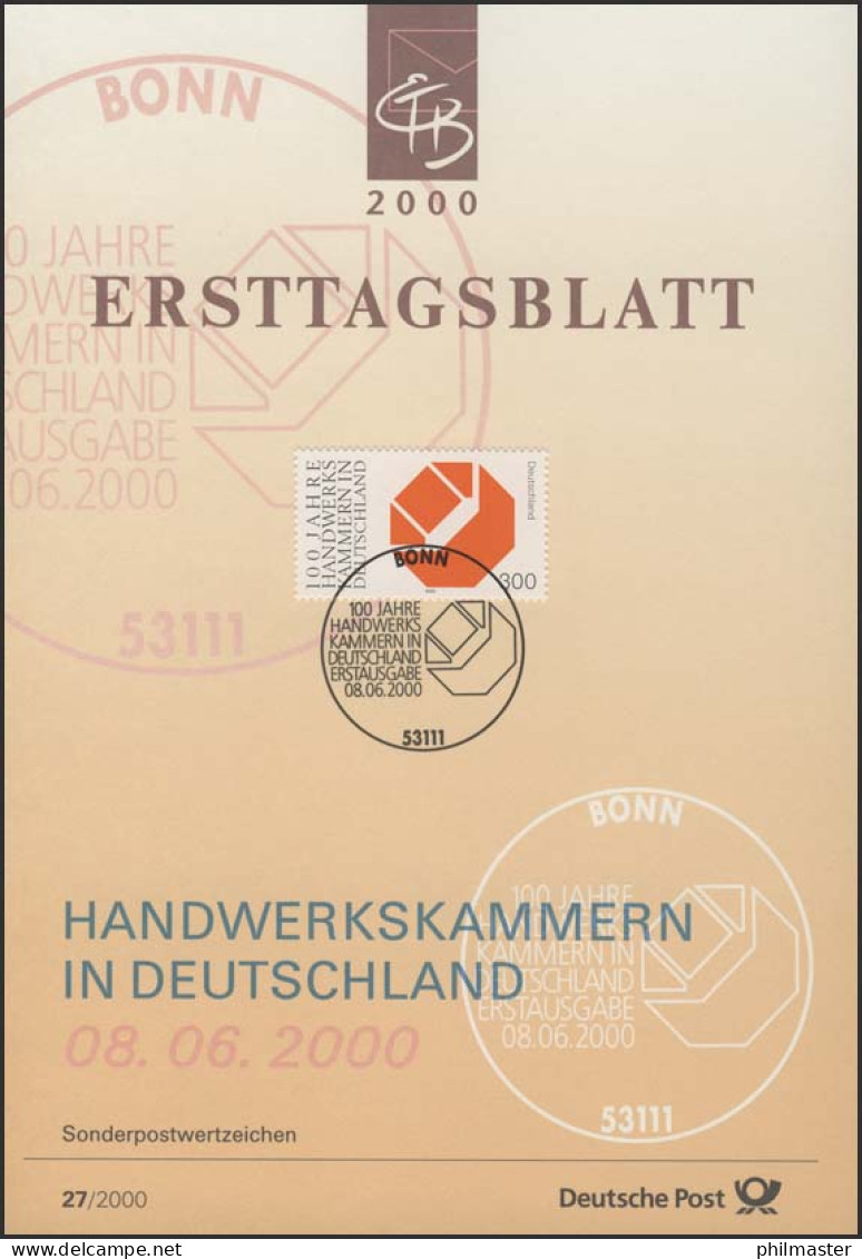 ETB 27/2000 Handwerkskammer - 1991-2000