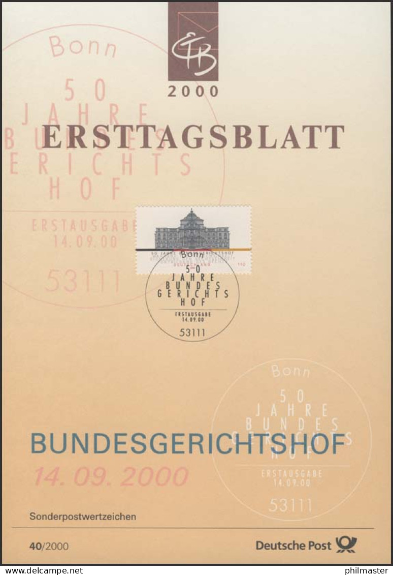 ETB 40/2000 Bundesgerichtshof - 1991-2000