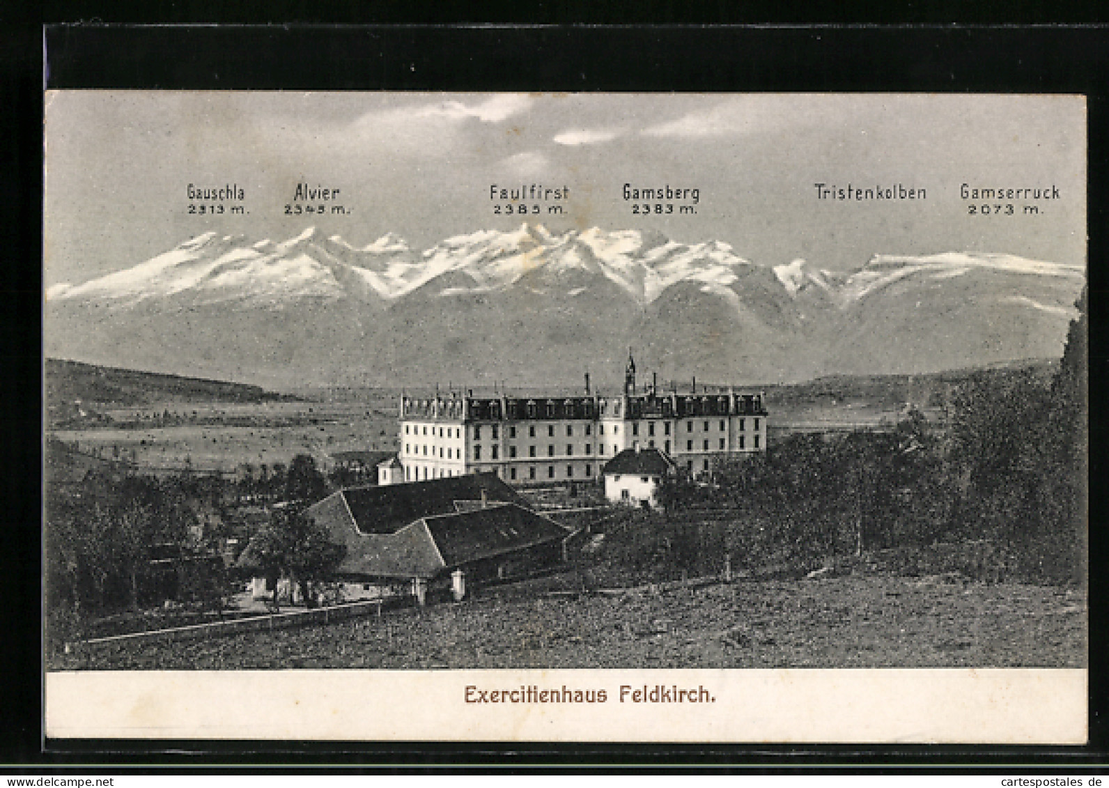 AK Feldkirch, Exercitienhaus Mit Bergpanorama  - Other & Unclassified