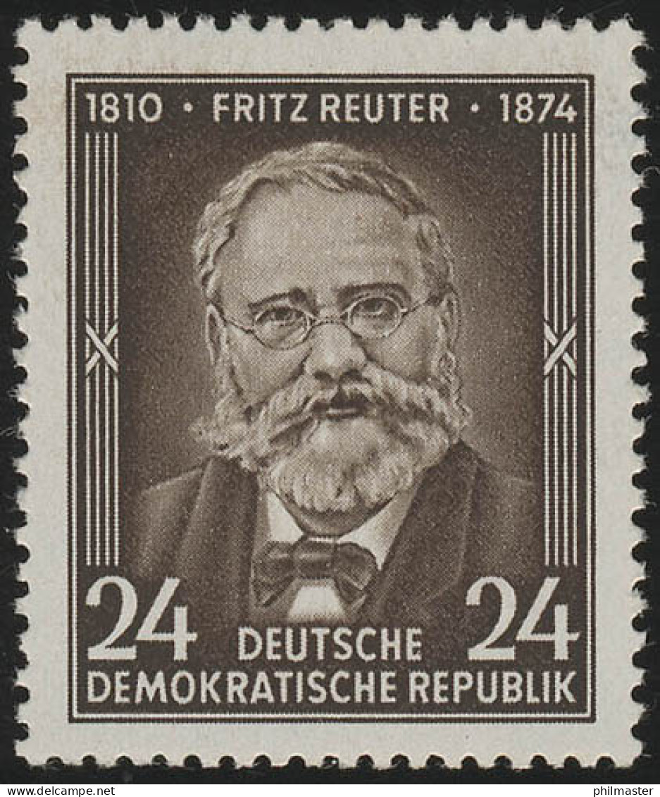 430 YII Fritz Reuter Wz.2 YII ** Postfrisch - Unused Stamps