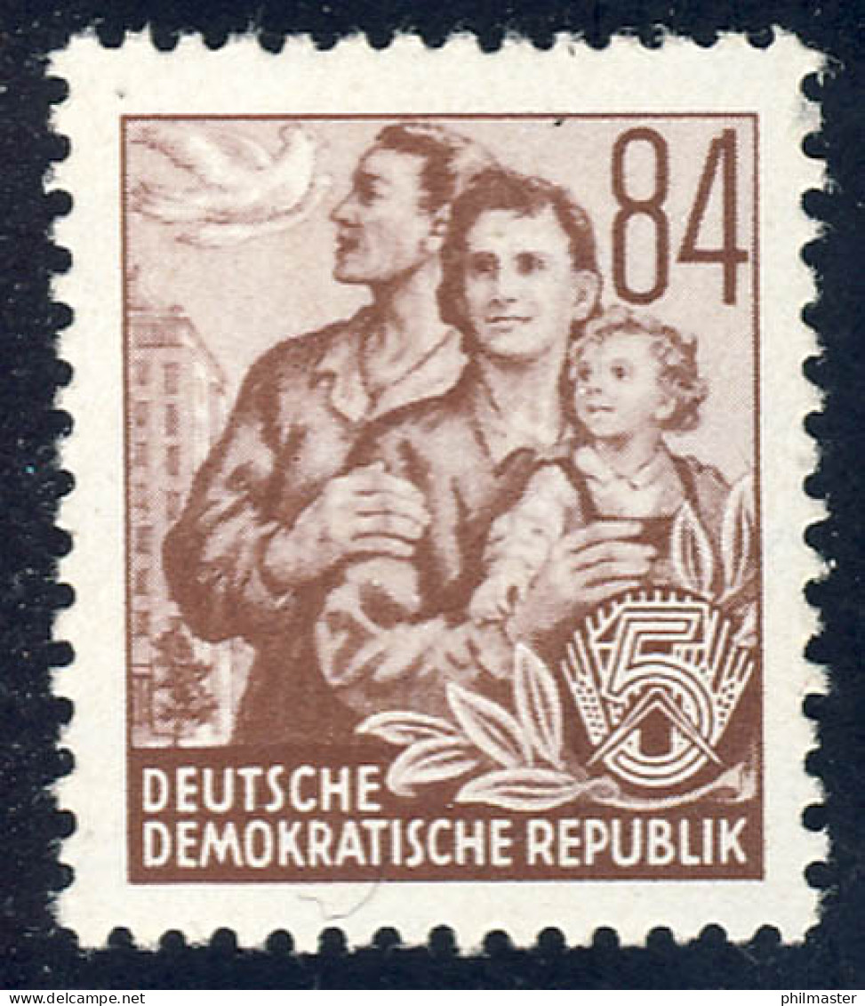 379 Fünfjahrplan 84 Pf ** Postfrisch / MNH - Nuovi