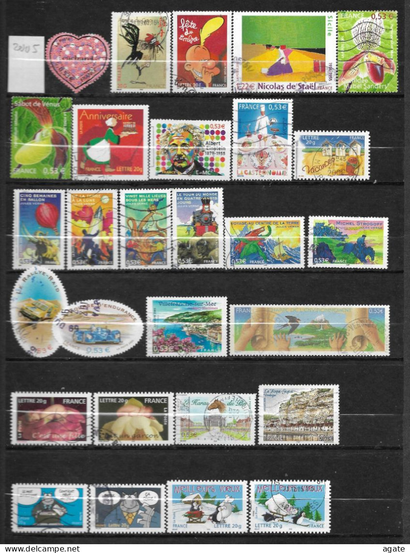 Entre 3747 Et 3857 Lot De 27 Timbres (2005) Oblitéré - Used Stamps