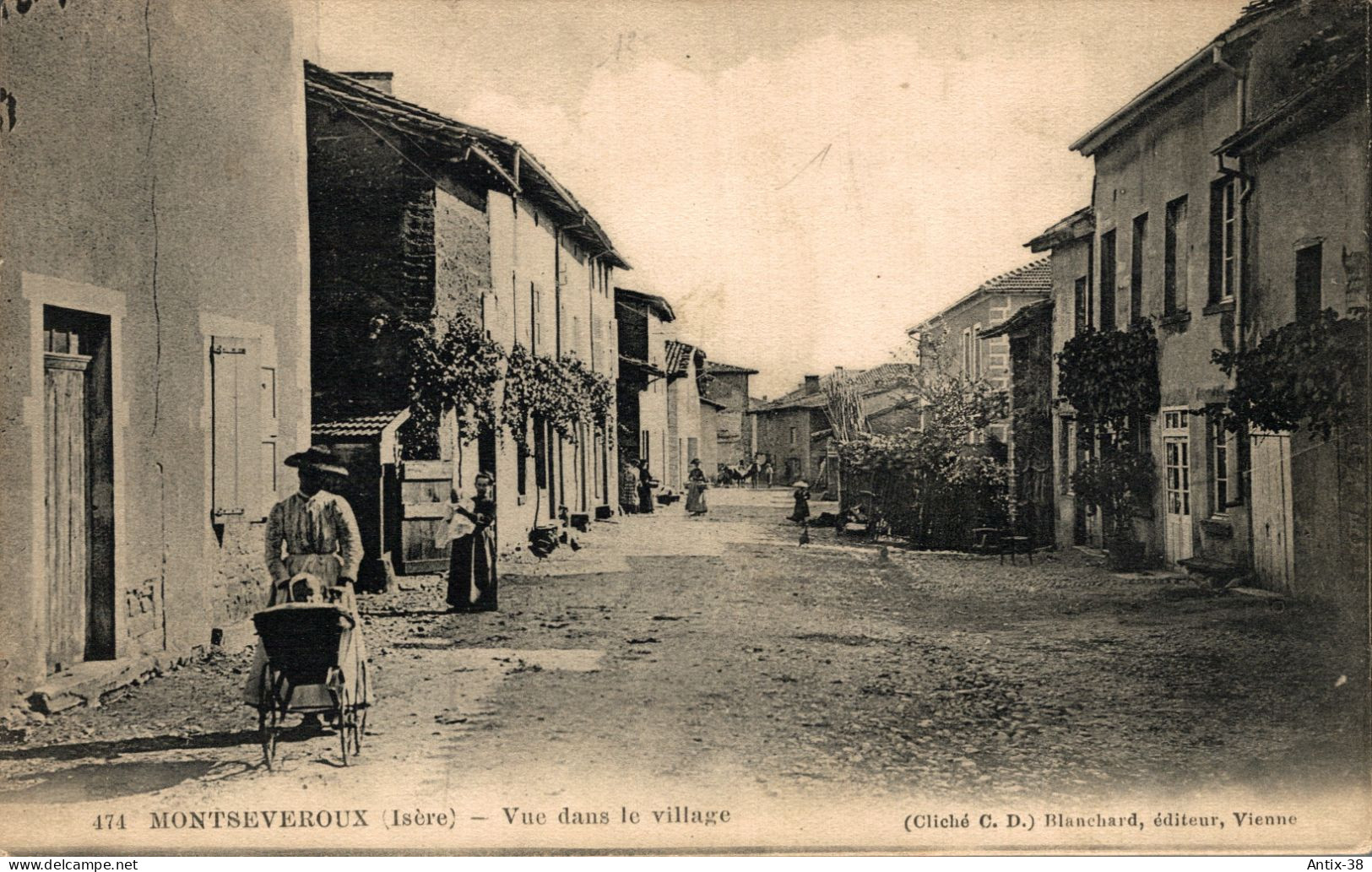 N78 - 38 - MONTSEVEROUX - Isère - Vue Dans Le Village - Sonstige & Ohne Zuordnung