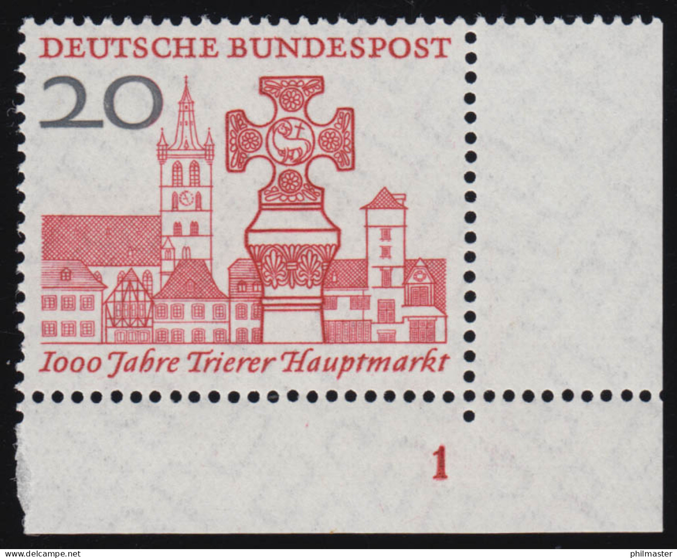 290 Trierer Hauptmarkt ** FN1 - Unused Stamps