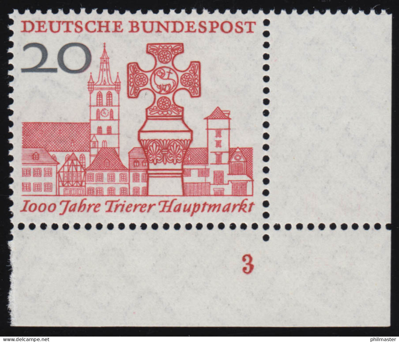 290 Trierer Hauptmarkt ** FN3 - Unused Stamps