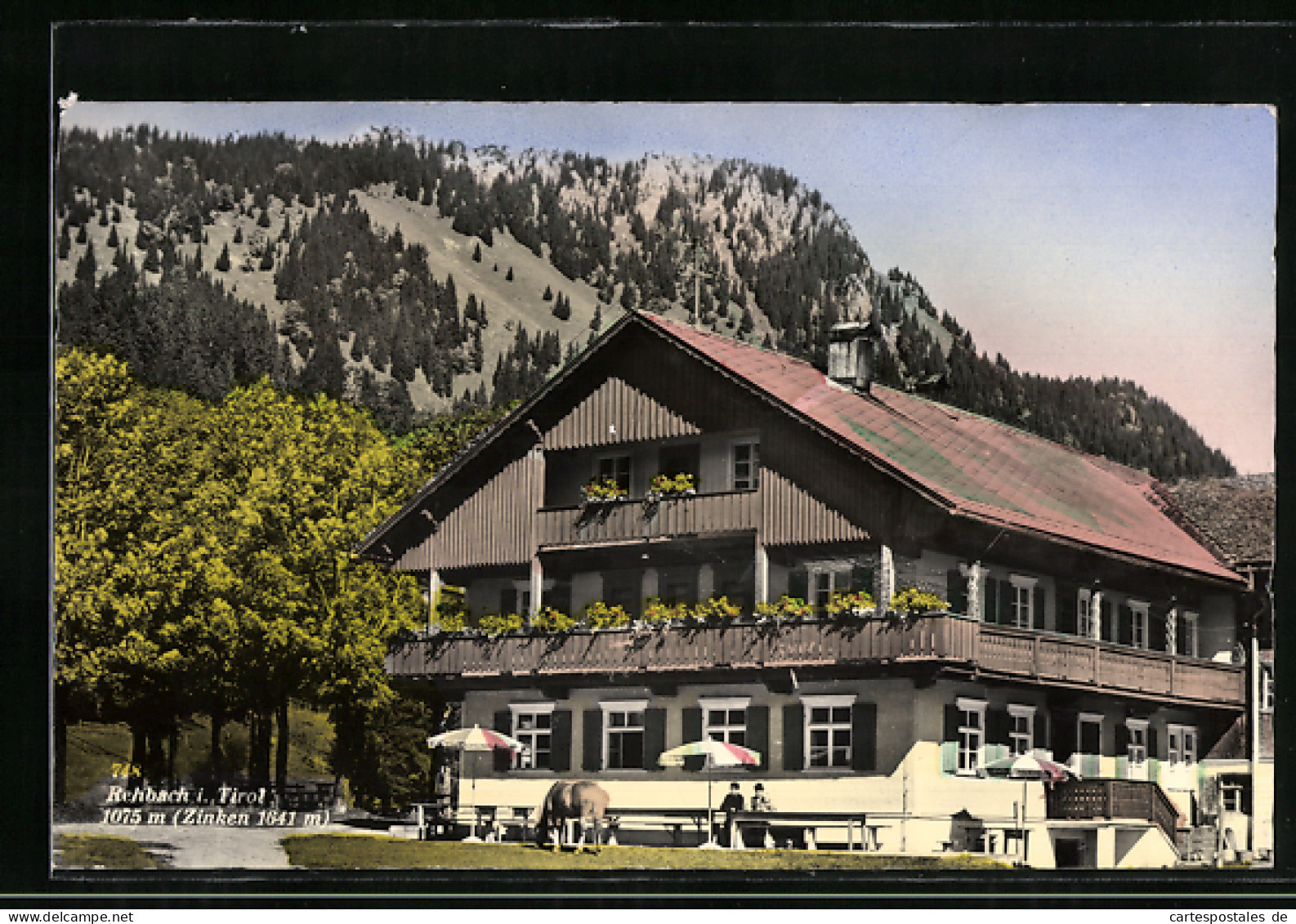 AK Schattwald, Rehbach, Gasthaus Von Anton Bestle  - Altri & Non Classificati