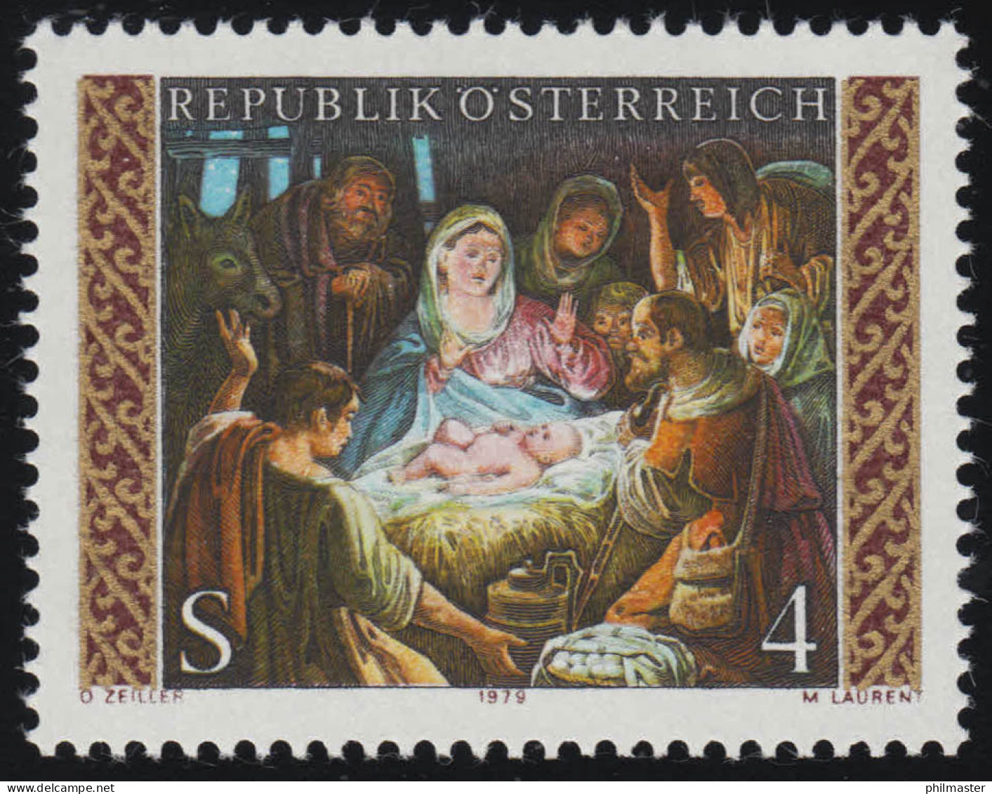 1630 Weihnachten, Christi Geburt, Ikone Von Moses Subotic, 4 S, Postfrisch ** - Ungebraucht