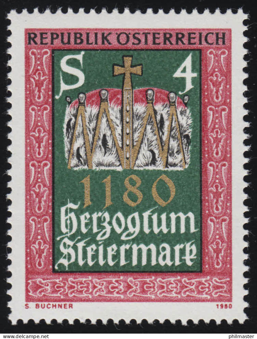 1648 800 Jahrestag D. Erhebung Steiermarks Zum Herzogtum, Herzogshut, 4 S, ** - Nuevos