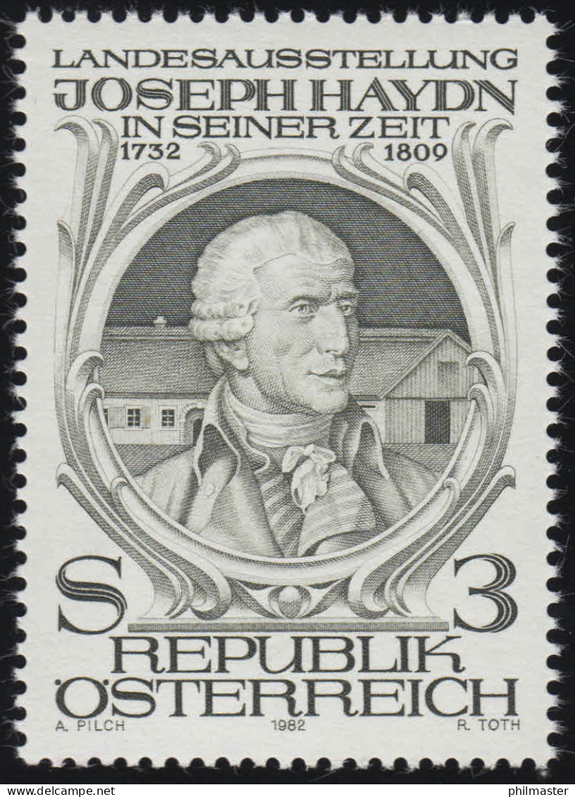 1704 Landesausstellung Joseph Haydn In Seiner Zeit, Haydn, 3 S Postfrisch ** - Ongebruikt