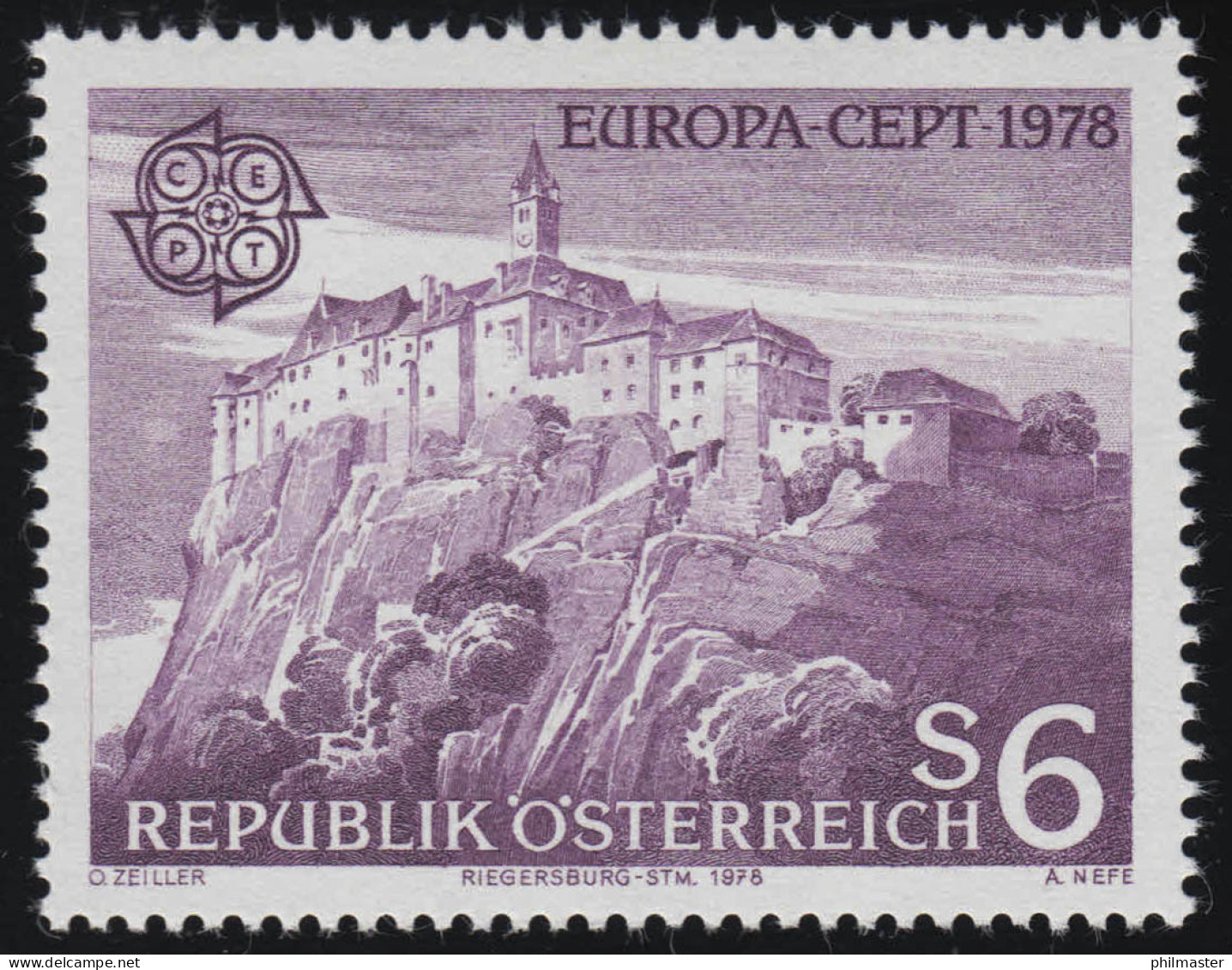 1573 Europa: Baudenkmäler, Regensburg, Steiermark, 6 S Postfrisch, ** - Ungebraucht