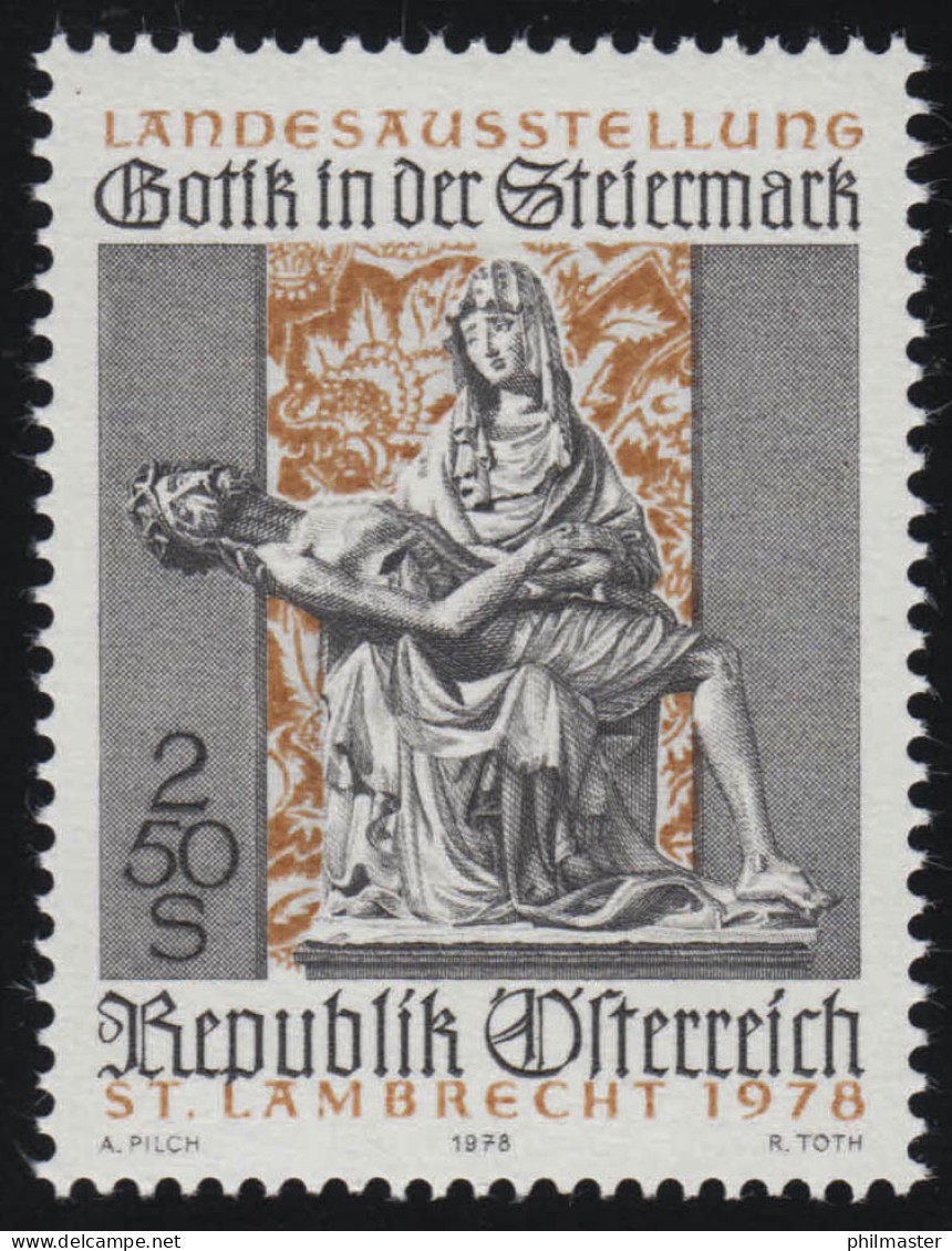 1575 Steirische Landesausstellung Gotik In Der Steiermark, Wandrelief 2.50 S,** - Unused Stamps