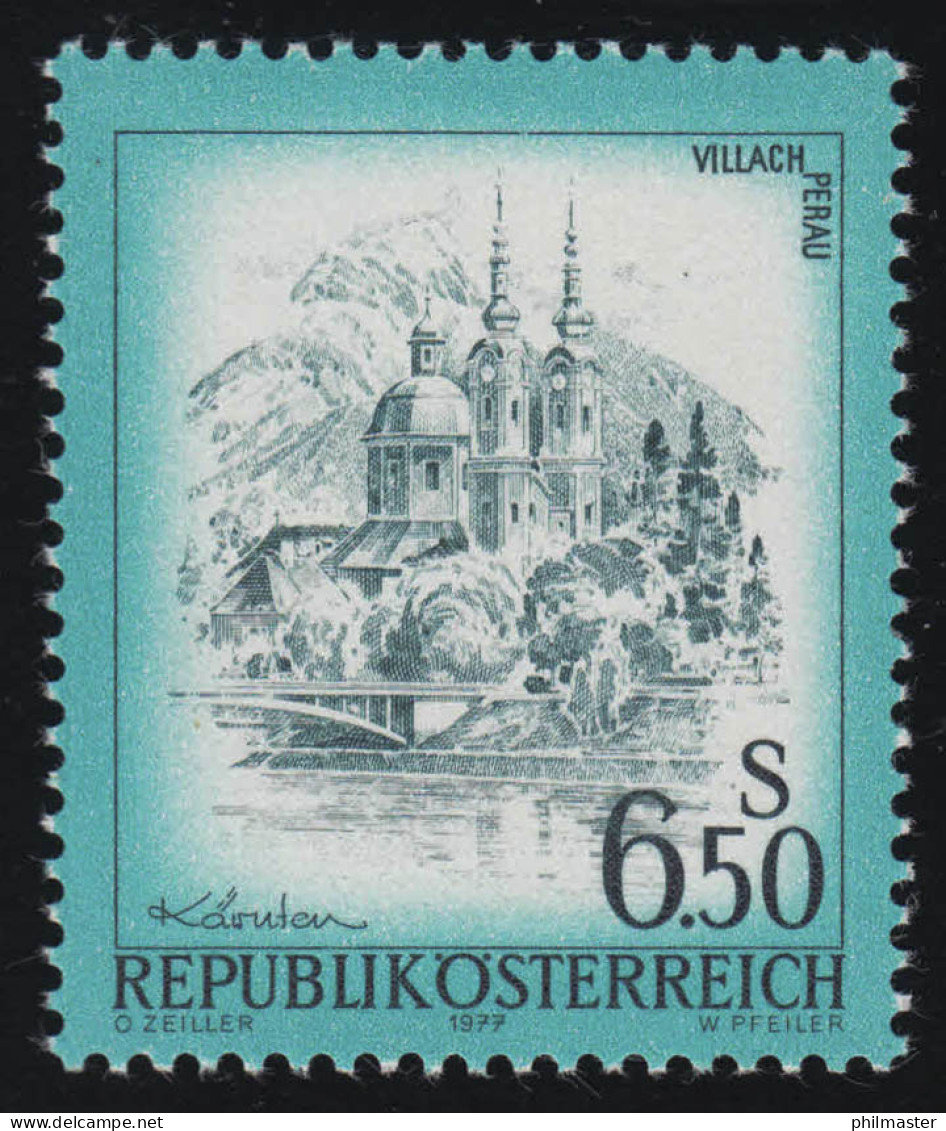 1549 Freimarke: Schönes Österreich, Villach-Perau/ Kärnten 6.50 S Postfrisch ** - Neufs