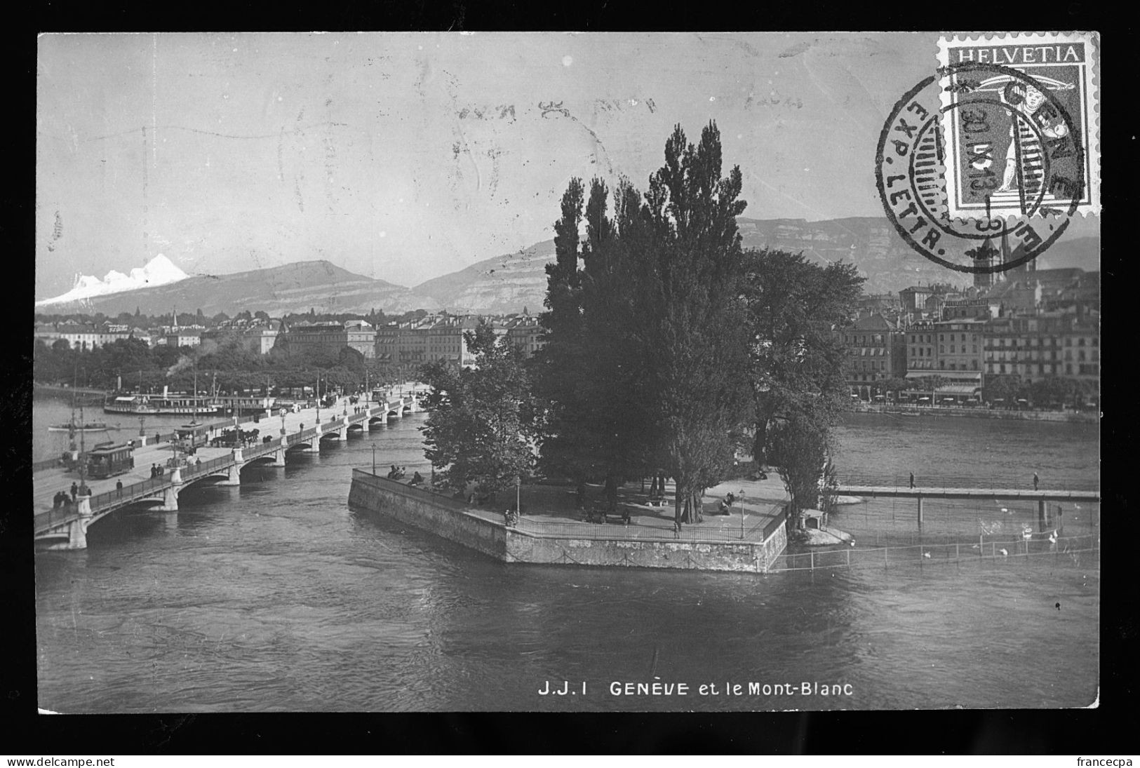 14608 - SUISSE - GENEVE Et Le Mont-Blanc - Genève