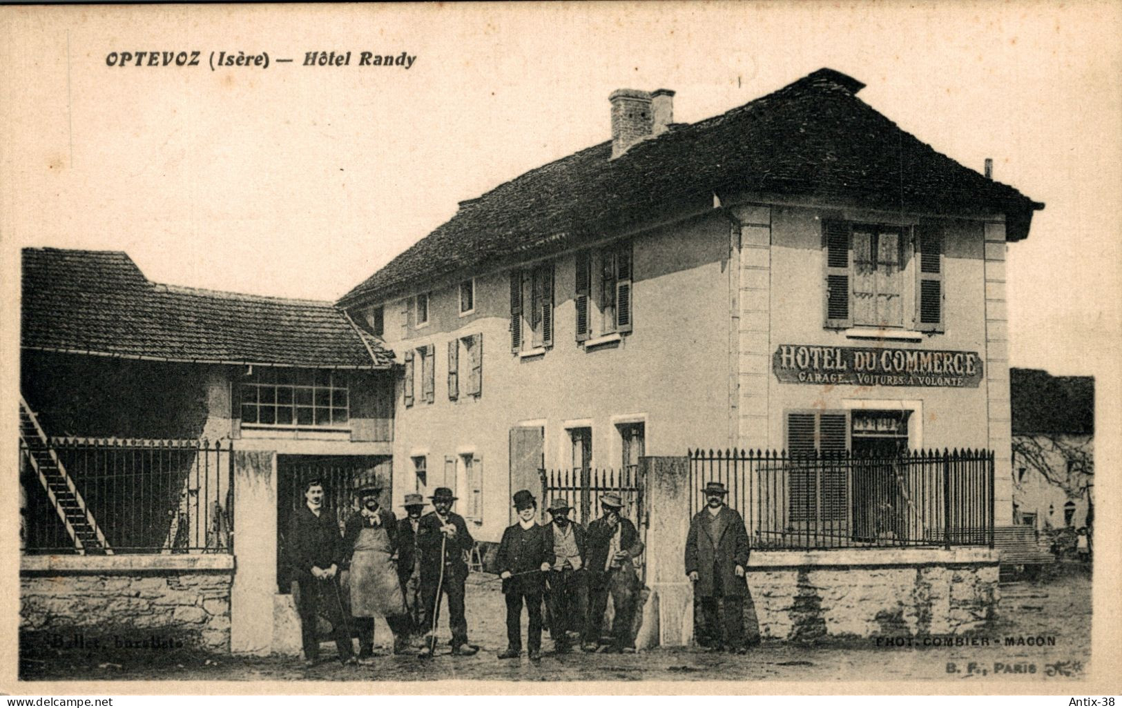 N78 - 38 - OPTEVOZ - Isère - Hôtel Randy - Hôtel Du Commerce - Sonstige & Ohne Zuordnung