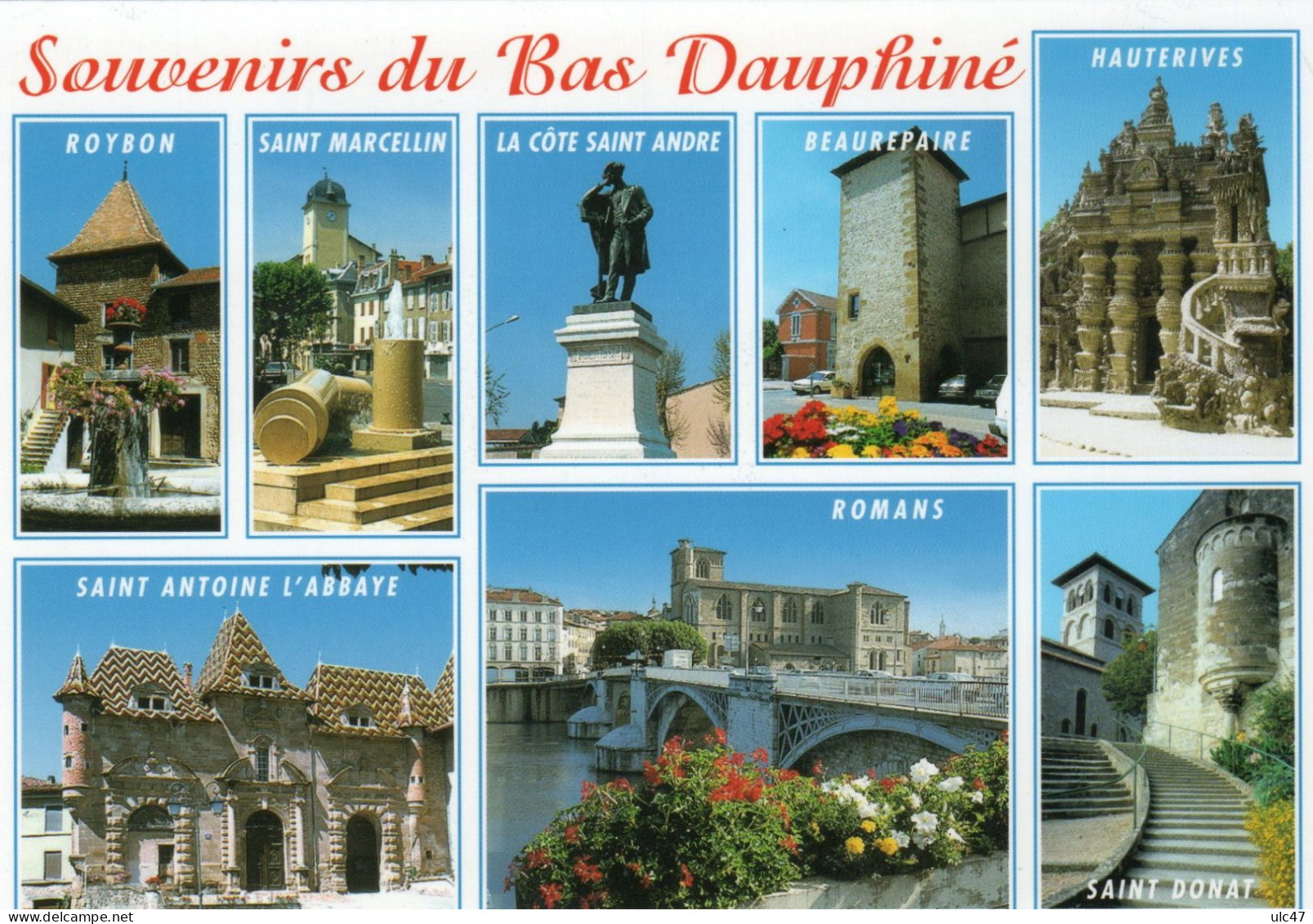 -  ISERE. - Souvenir Du Bas Dauphiné - Scan Verso - - Sonstige & Ohne Zuordnung