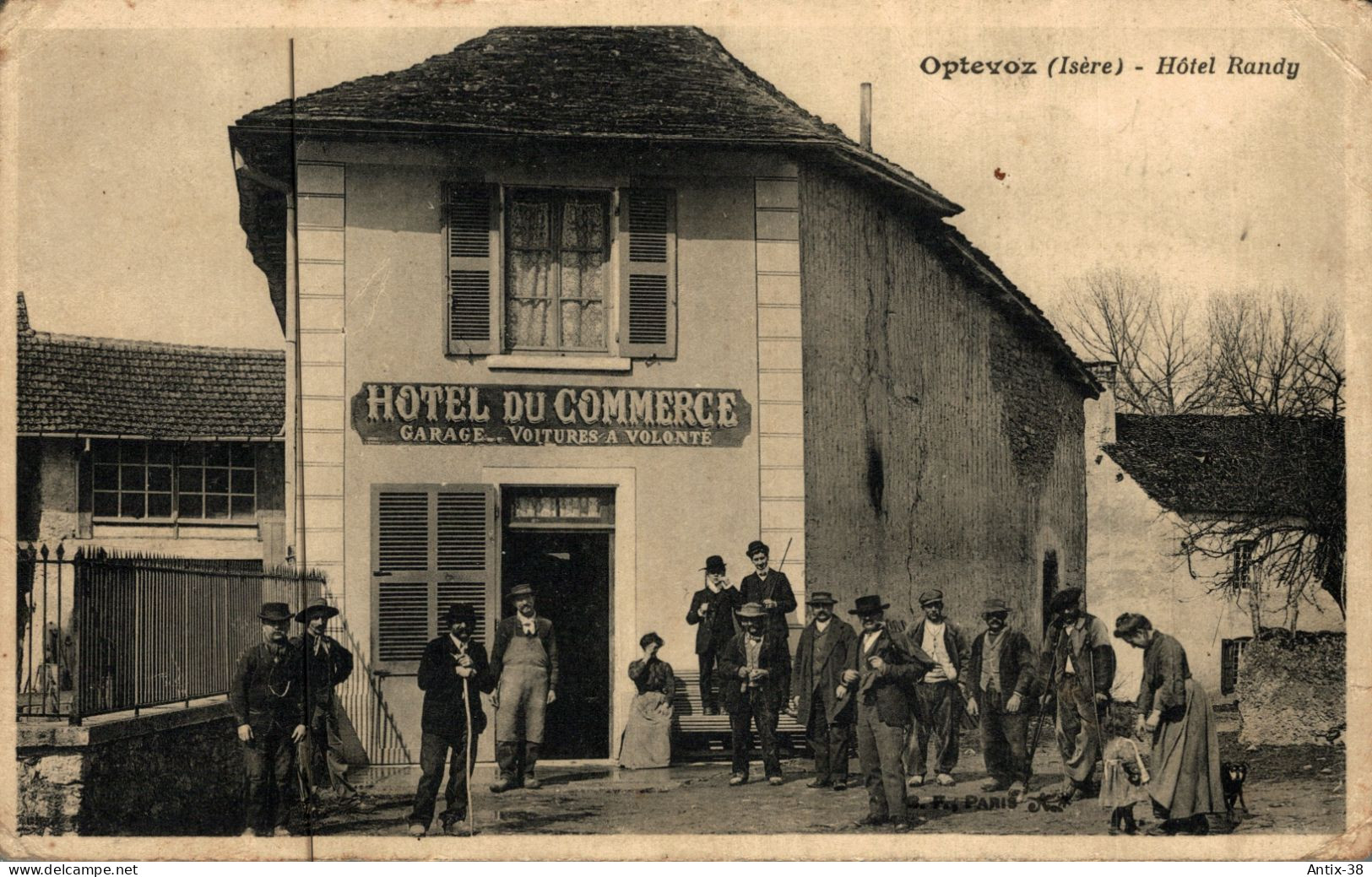 N78 - 38 - OPTEVOZ - Isère - Hôtel Randy - Hôtel Du Commerce - Autres & Non Classés