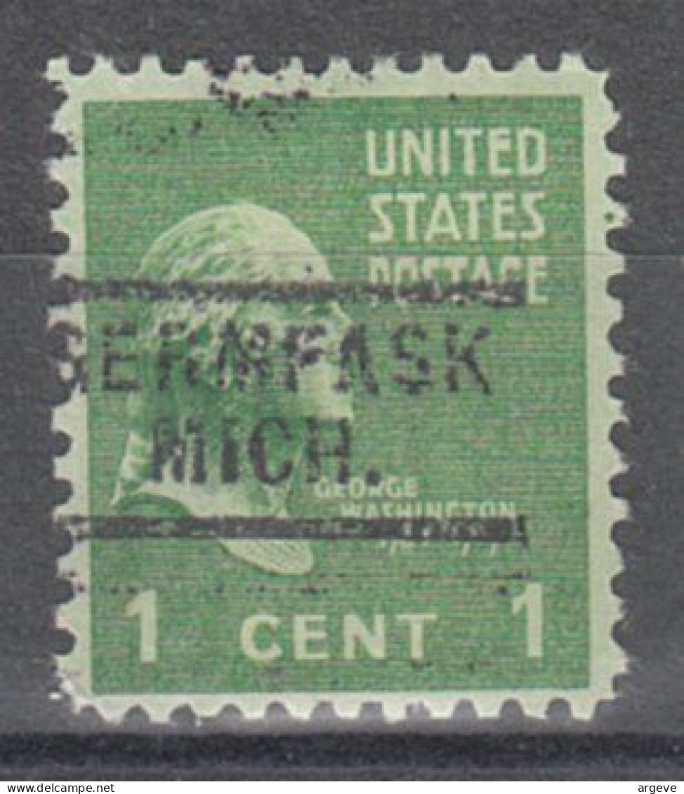 USA Precancel Vorausentwertungen Preo Locals Michigan, Germfask 729 - Precancels