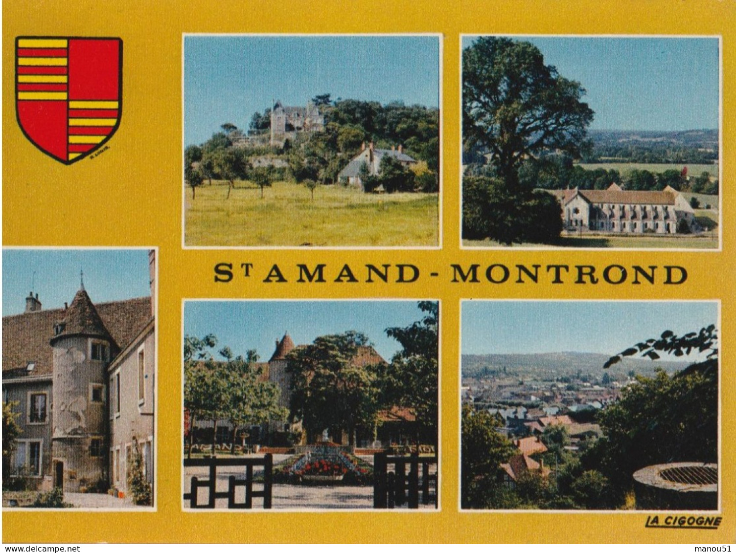 SAINT AMAND MONTROND - CPSM Multi Vues - Saint-Amand-Montrond