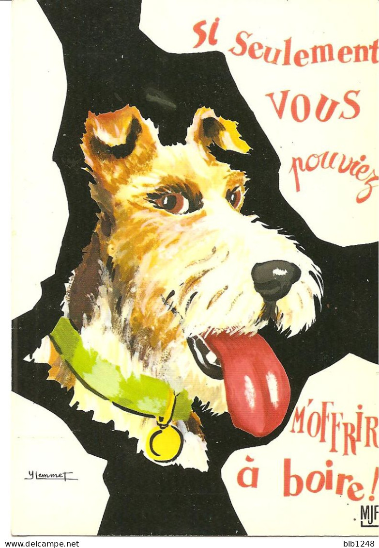 Dessin Chien D'Yves Lemmet - Si Seulement Vous Pouviez M'offrir à Boire - Hunde