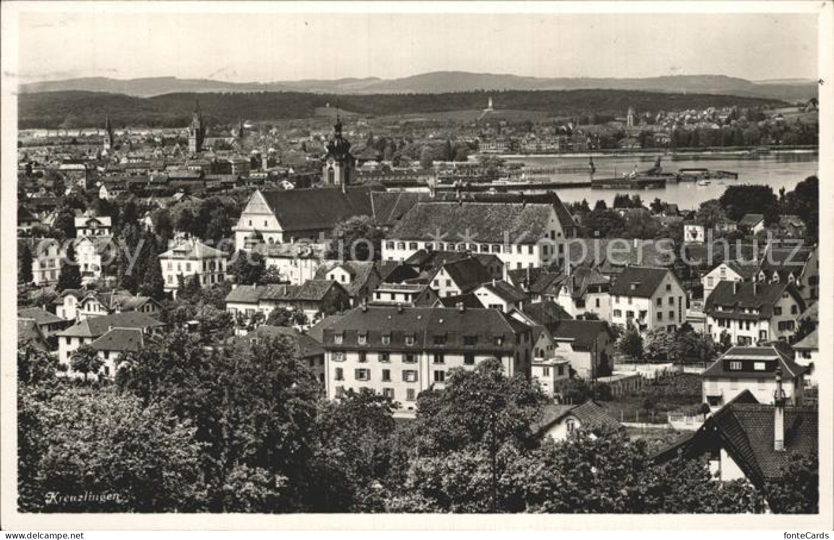 12358848 Kreuzlingen TG Stadtblick Kreuzlingen TG - Autres & Non Classés