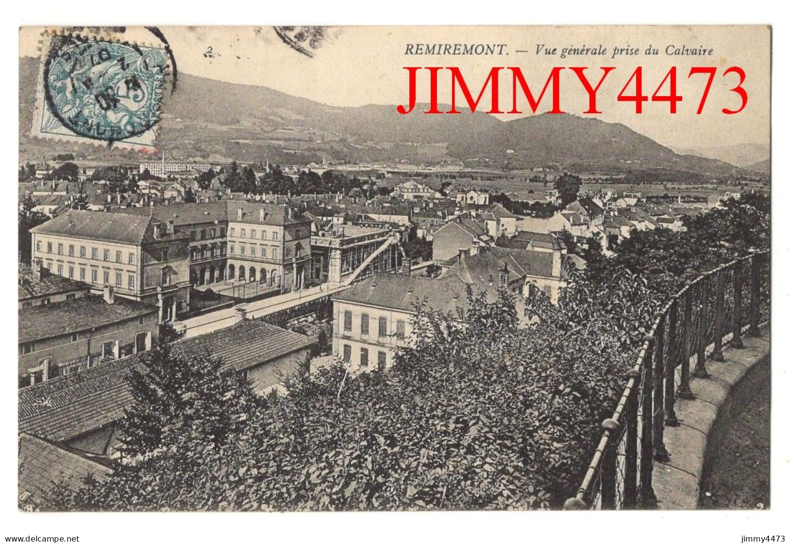 CPA - REMIREMONT En 1907 - Vue Générale Prise Du Calvaire - Remiremont