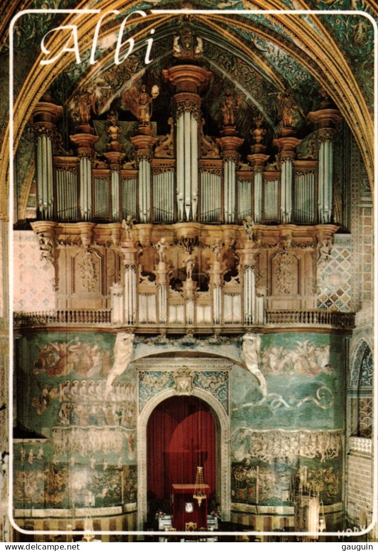 CPM - ALBI - ORGUES Cathédrale Basilique Ste Cécile ...LOT 2 CP - Iglesias Y Catedrales