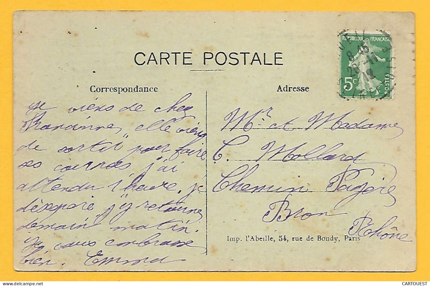 CPA PARIS - Boulevard Bonne Nouvelle - 1912 - Other & Unclassified