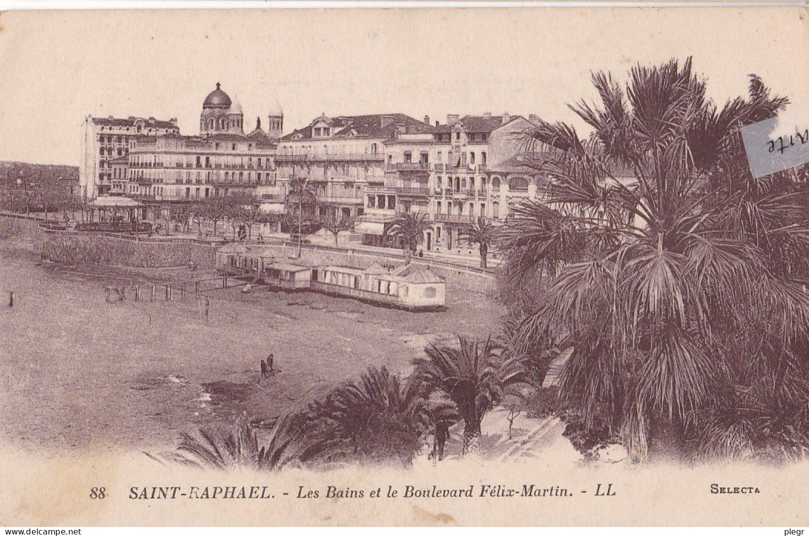 83118 01 26#0+17 - ST RAPHAËL - LES BAINS ET LE BOULEVARD FELIX MARTIN - Saint-Raphaël