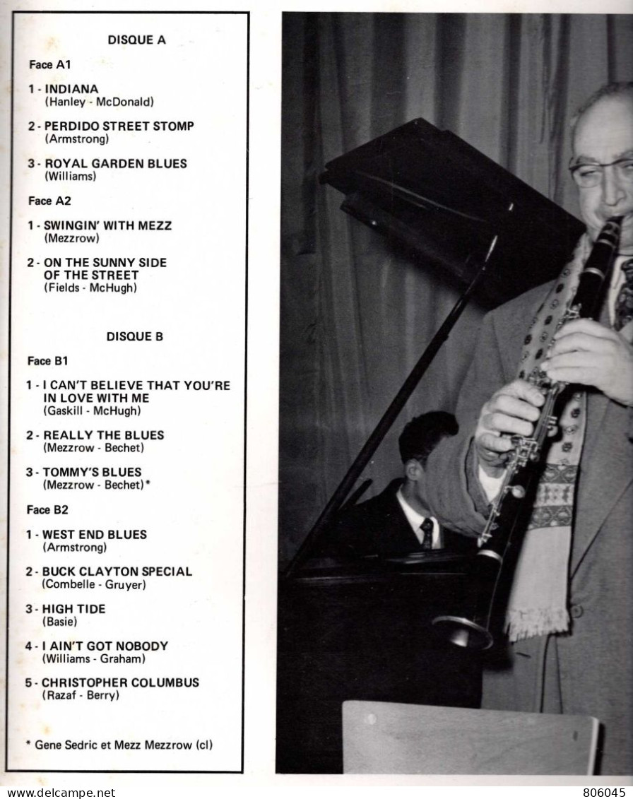 Mezz Mezzrow - Memorial - Double 33tours - Jazz