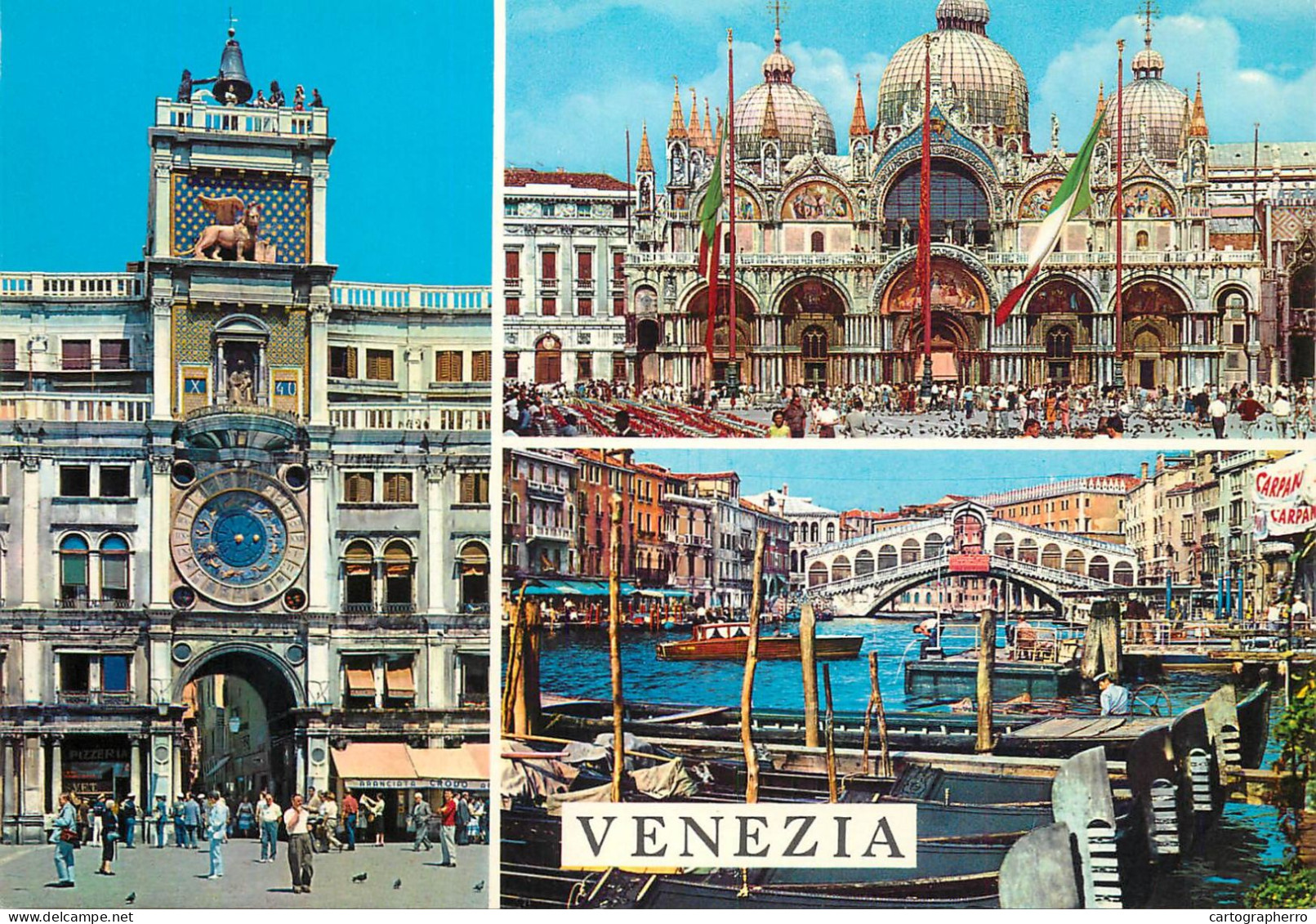 Navigation Sailing Vessels & Boats Themed Postcard Venice Gondola - Segelboote