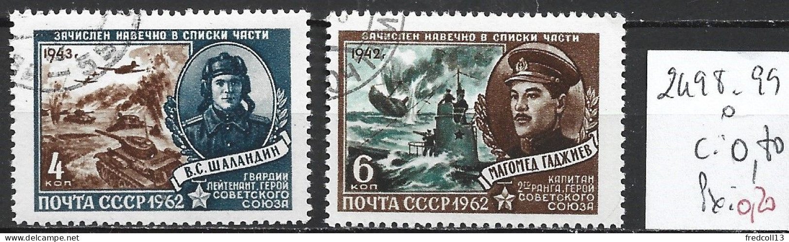 RUSSIE 2498-99 Oblitérés Côte 0.80 € - Used Stamps