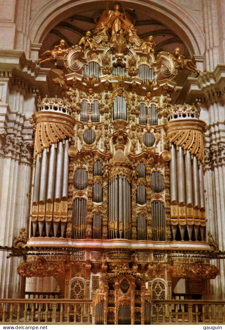 CPM - GRANADA - ORGUES L.Davila De La Cathédrale ... - Eglises Et Cathédrales