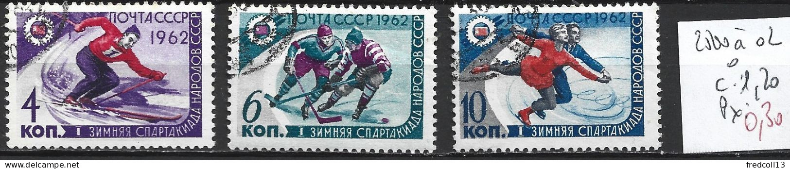 RUSSIE 2500 à 02 Oblitérés Côte 1.20 € - Used Stamps
