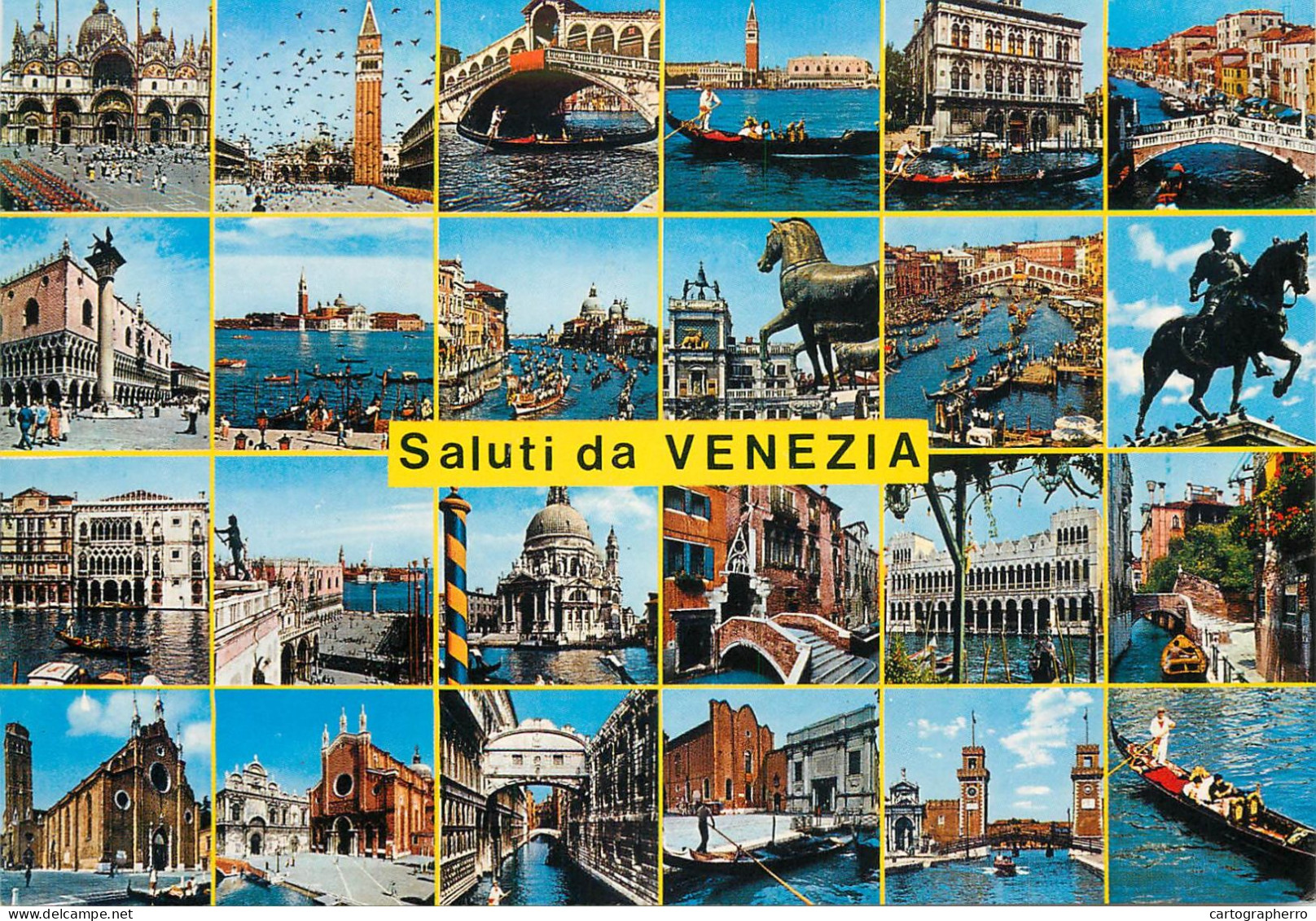 Navigation Sailing Vessels & Boats Themed Postcard Venice Gondola - Segelboote