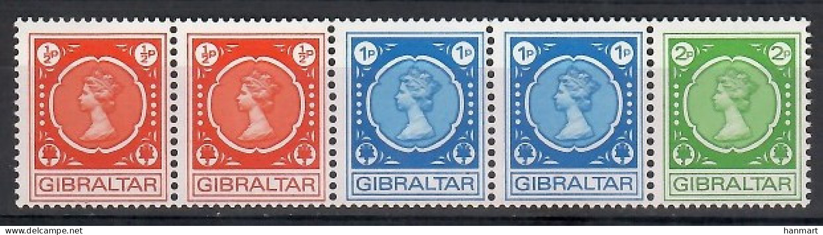 Gibraltar 1971 Mi 276-278 MNH  (ZE1 GIBfun276-278) - Familles Royales