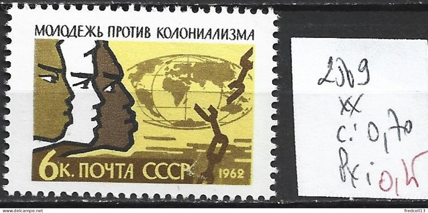 RUSSIE 2509 ** Côte 0.70 € - Neufs