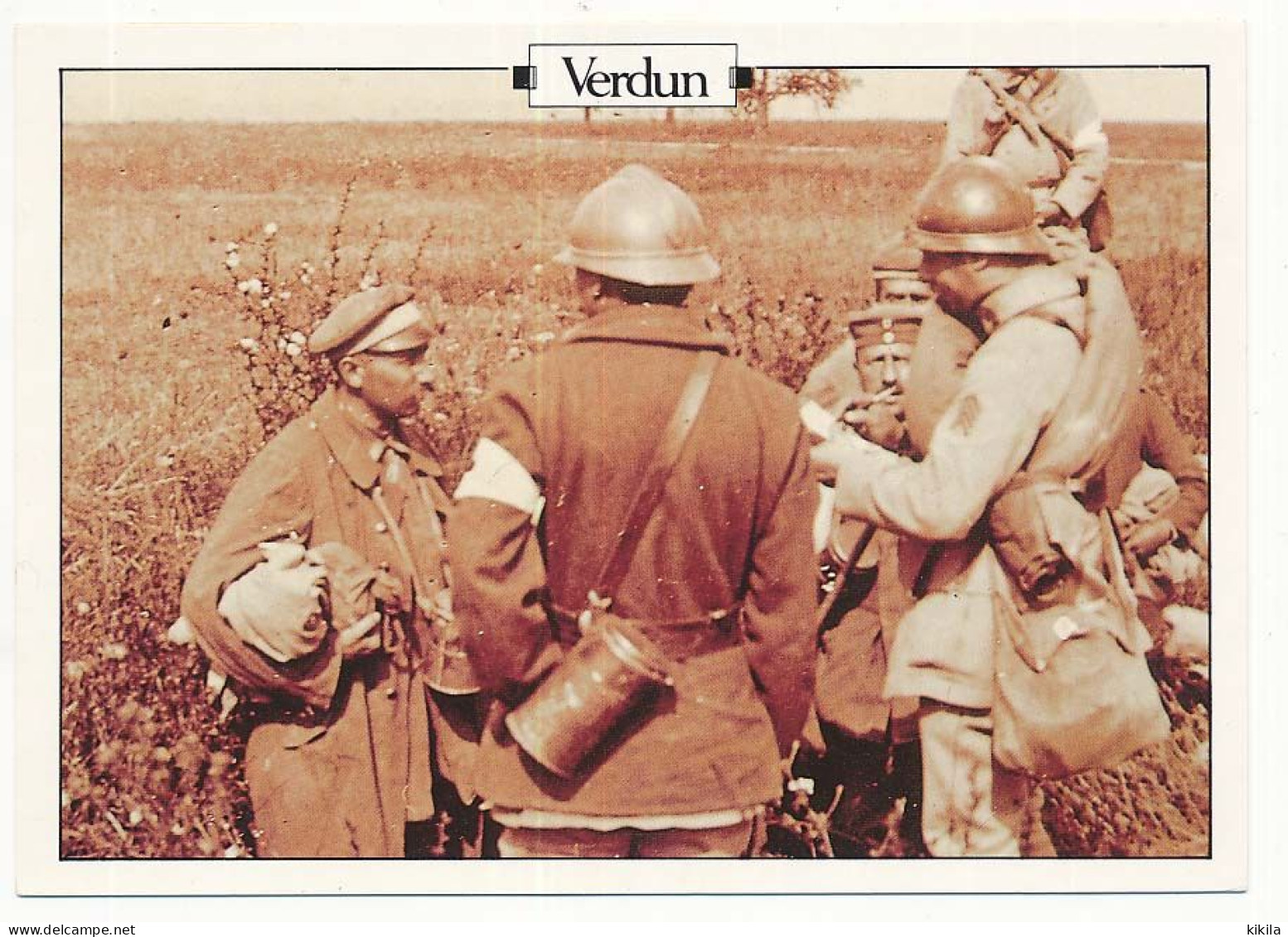 CPSM / CPM 10,5 X 15  VERDUN (Meuse) Guerre 1914-1918 Interrogatoire D'un Prisonnier - Guerre 1914-18