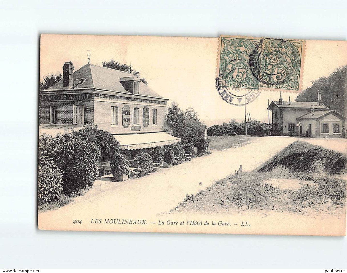 ISSY LES MOULINEAUX : La Gare Et L'Hôtel De La Gare - état - Issy Les Moulineaux